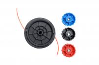 Sonderangebote Fadenkopf NEVADA MINI Homelite ST155, ST165, ST175, ST285 | Ryobi | McCulloch | MTD (3 Adapters - rot: 8mm, linkes Gewinde / blau: 6mm, rechtes Gewinde / schwarz: 8mm, rechtes Gewinde)