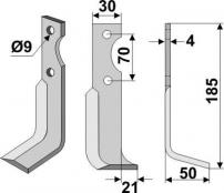 Husqvarna + Hackmesser 185x50x21 RS für
