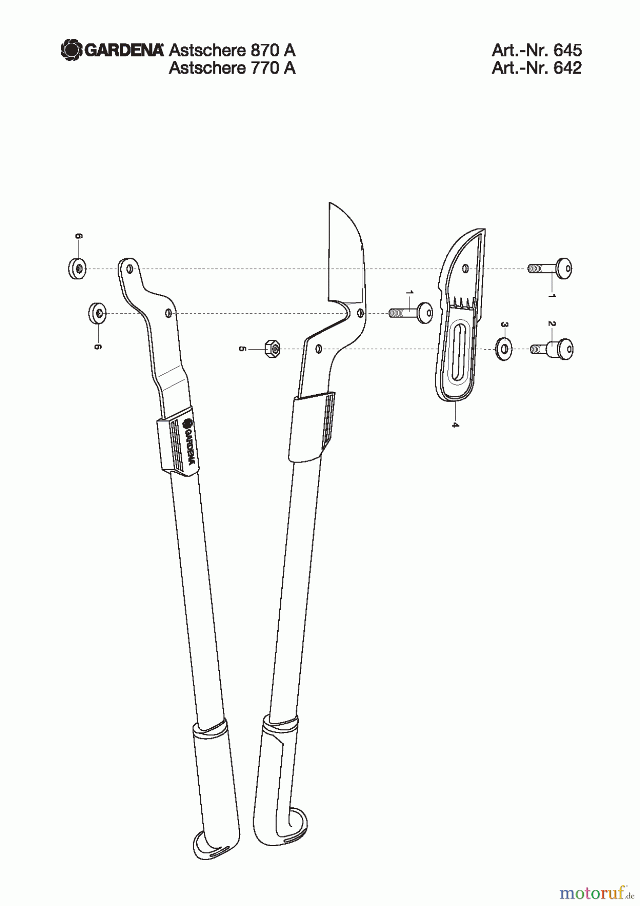 Gardena Gartenschere Astschere 770 A