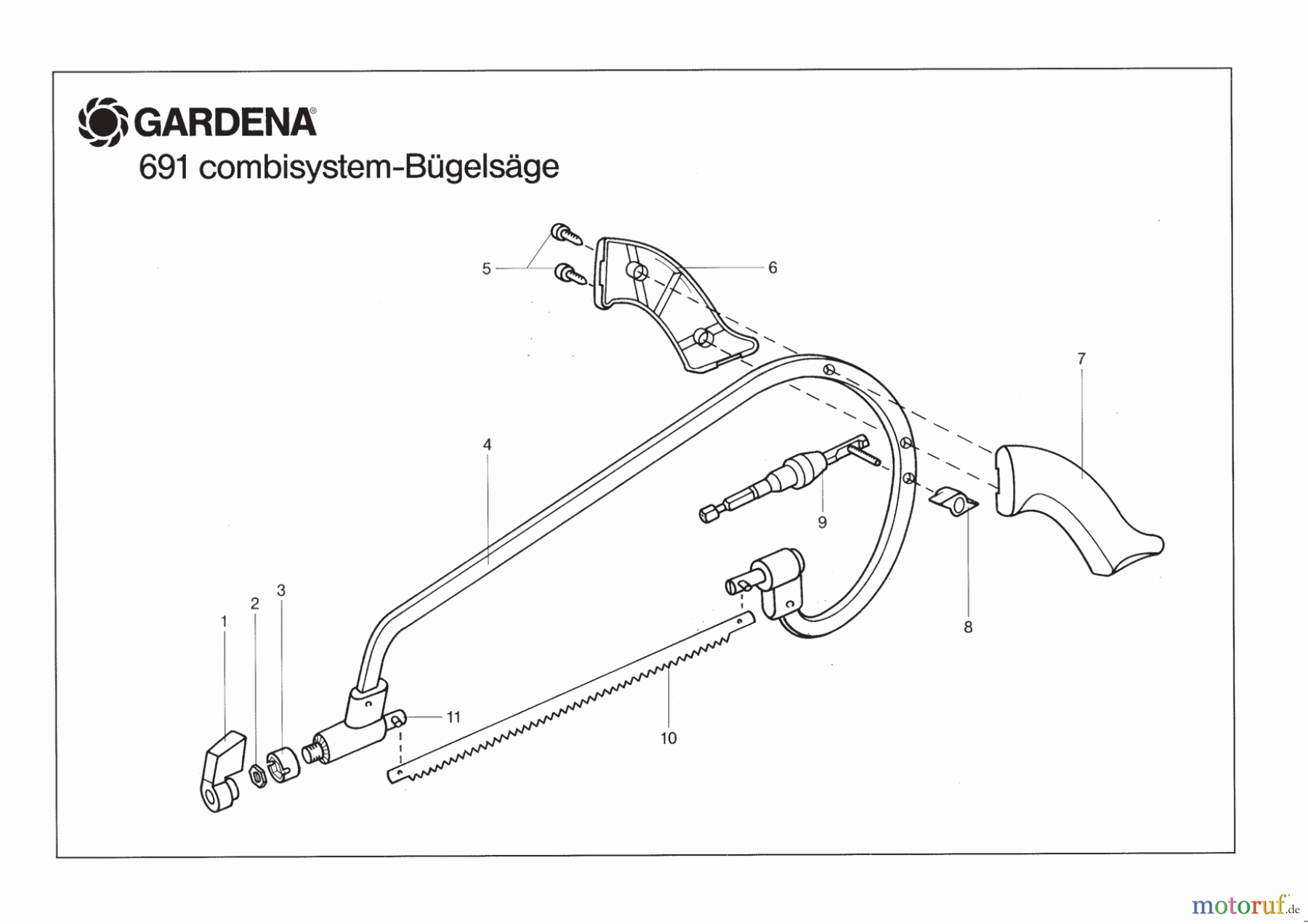 Gardena Handsägen cs-Bügelsäge