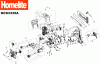 Homelite Benzin HCS3335A Ersatzteile Seite 1