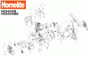 Homelite Benzin HCS4245B Ersatzteile Seite 1