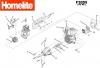 Homelite F3055 (Baujahr 2004-2010) Ersatzteile Starter