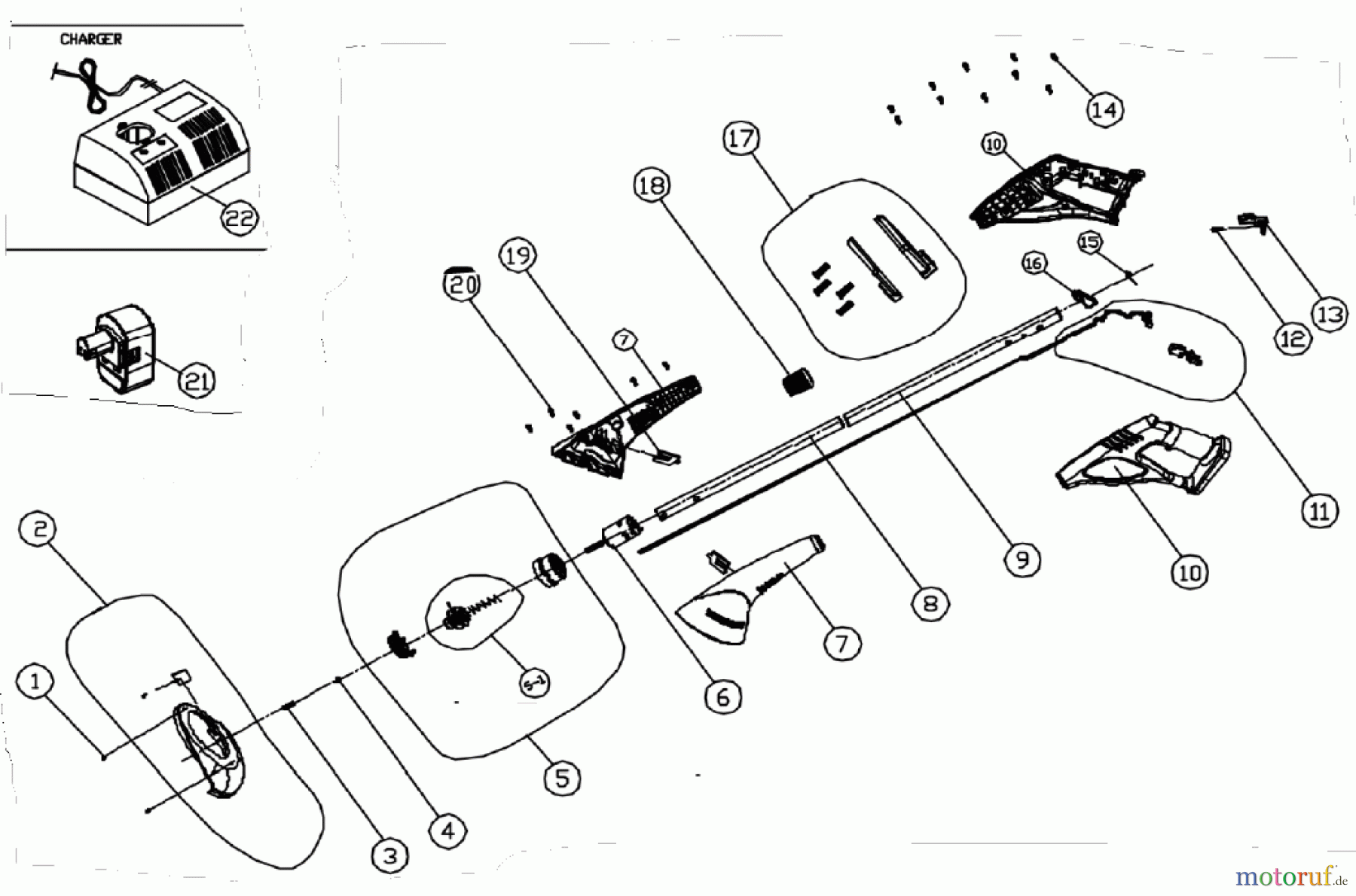 Homelite Trimmer Elektro LTB1823