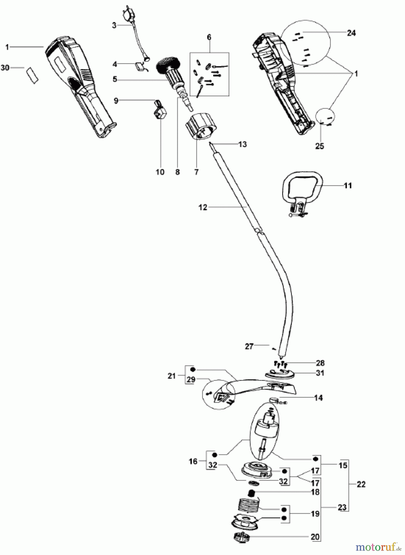 Homelite Trimmer Elektro LTE9540