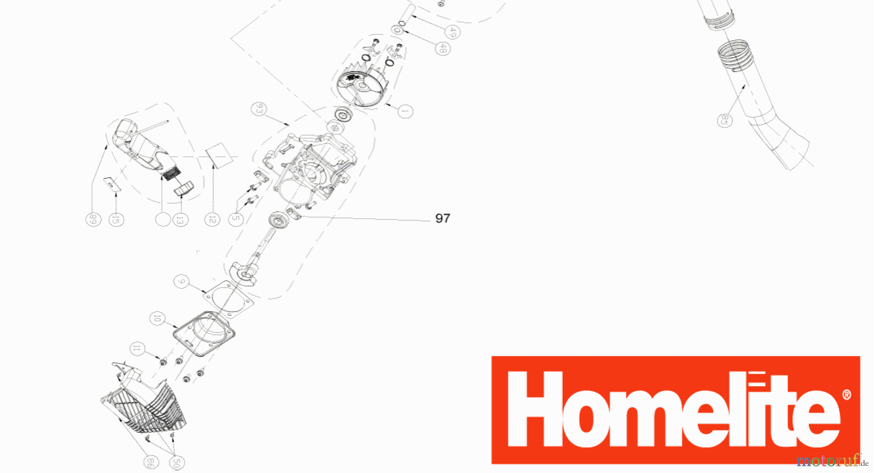 Homelite Laubbläser, Laubsauger HYB30 Seite 2