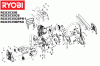Ryobi Benzin RCS3535B, 5133000673 Ersatzteile Seite 1