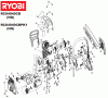 Ryobi Benzin RCS4040CB, 5133001676 Ersatzteile Seite 1