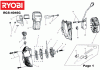 Ryobi Benzin RCS4046C Ersatzteile Starter