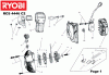 Ryobi Benzin RCS4446C2 Ersatzteile Starter