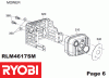Ryobi Benzin RLM4617SM Ersatzteile Auspuff