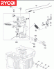 Ryobi Benzin RLM5319SME Ersatzteile Reglerferder