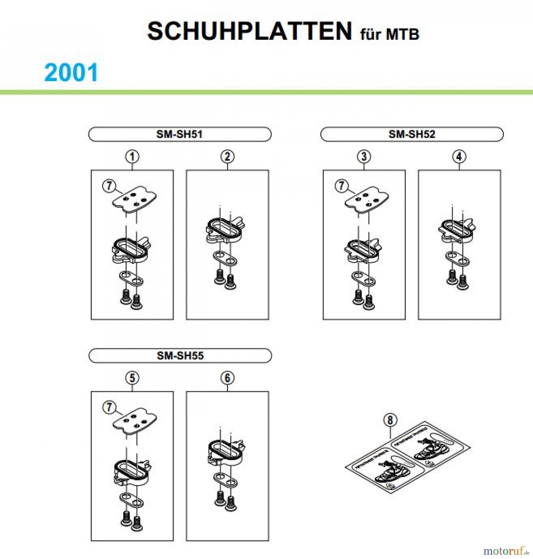 Shimano PD Pedal - Pedale Cleat-Set-ATB-01
