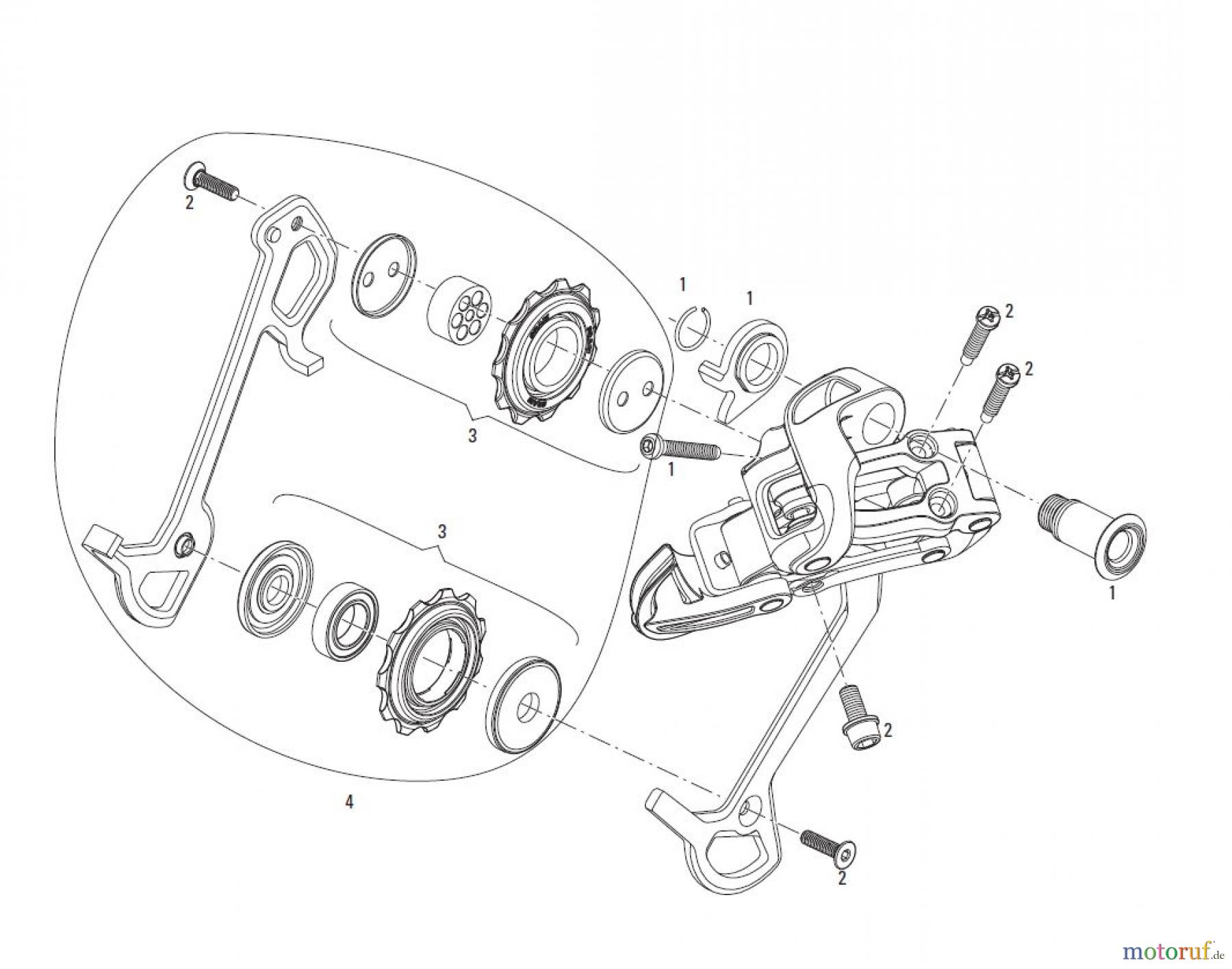 Sram Sram SRAM X7 - REAR DERAILLEUR 3x9 (2007-2009)