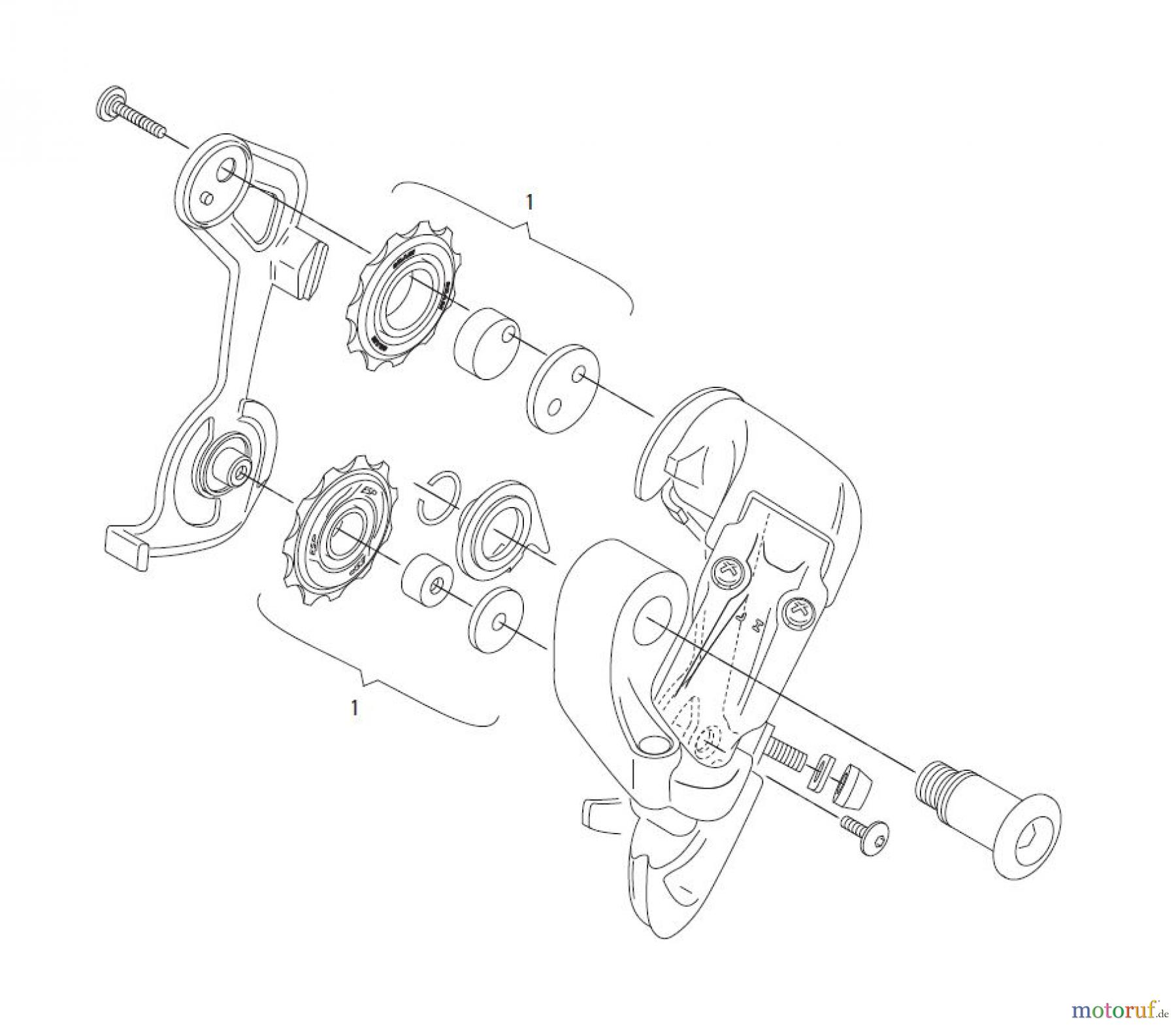 Sram Sram SRAM X9 / SRAM X7 (-2004); 9.0SL / 9.0 / 7.0 / 5.0 / DUALDRIVE 27 (-2004) - REAR DERAILLEUR 3x9