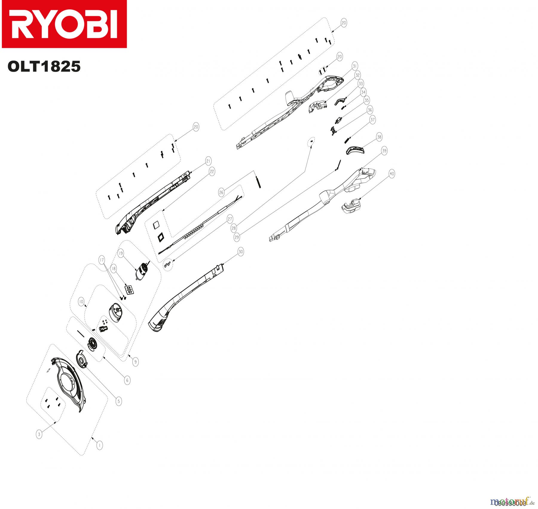 Ryobi Rasentrimmer Akku OLT1825