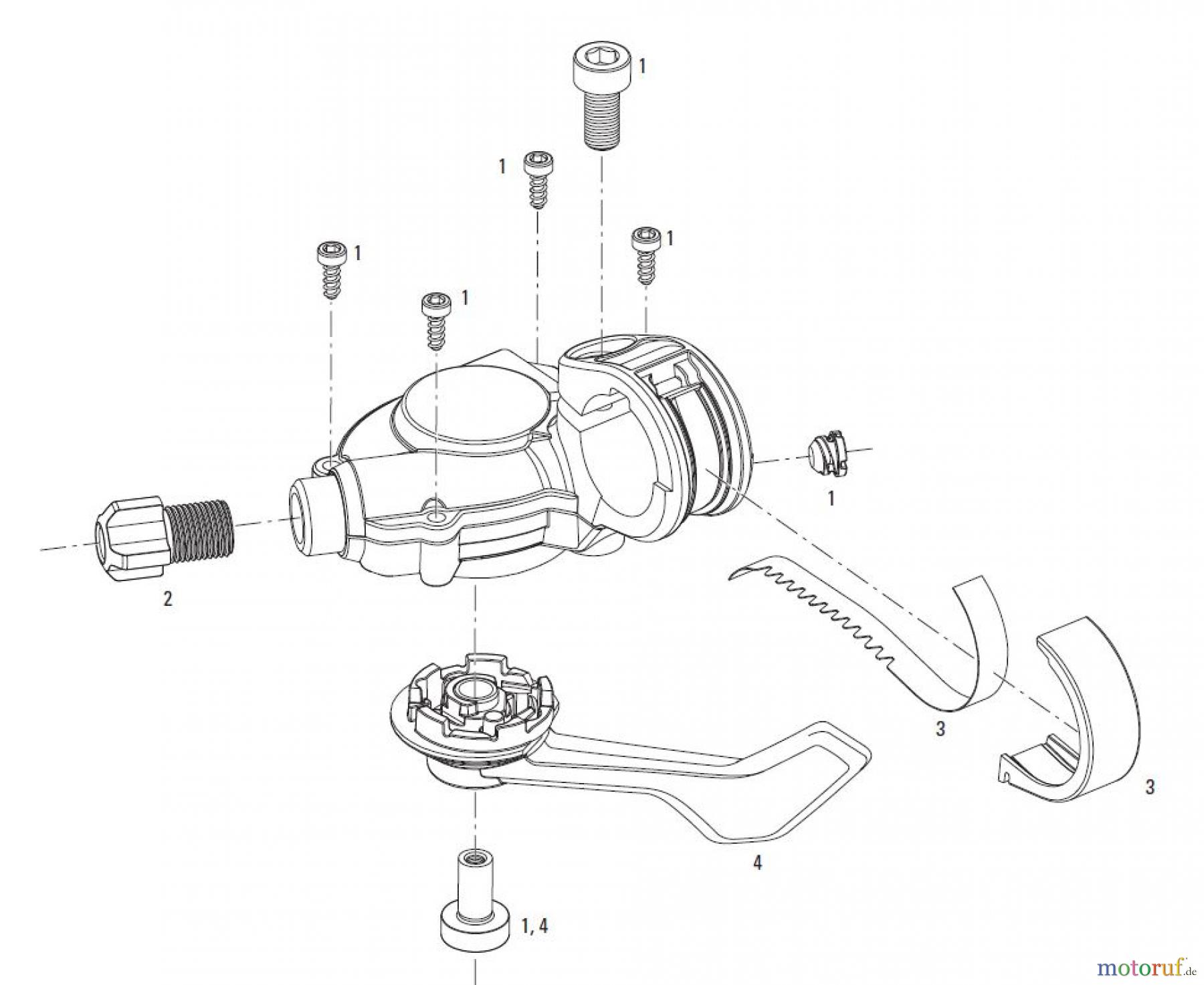 Sram Sram ROCKET, ATTACK (05-09) / DUALDRIVE (06-08) / SX5 (07) - TRIGGER SHIFTER 3x9
