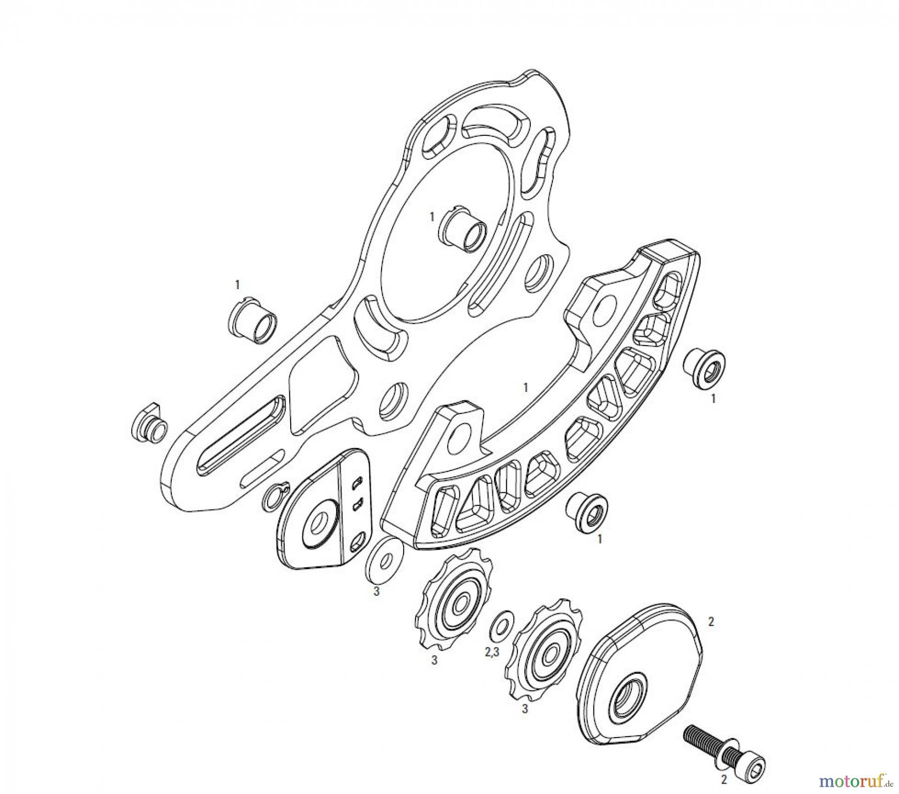 Sram Sram TRUVATIV 2X10 X-GUIDE CHAIN GUIDES - 2012