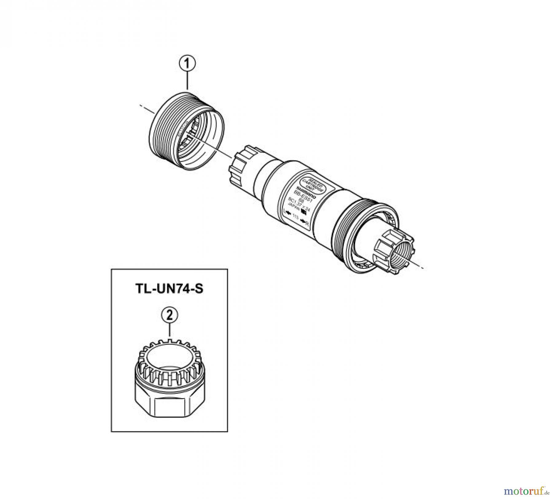 Shimano BB Bottom Bracket- Tretlager BB-ES51