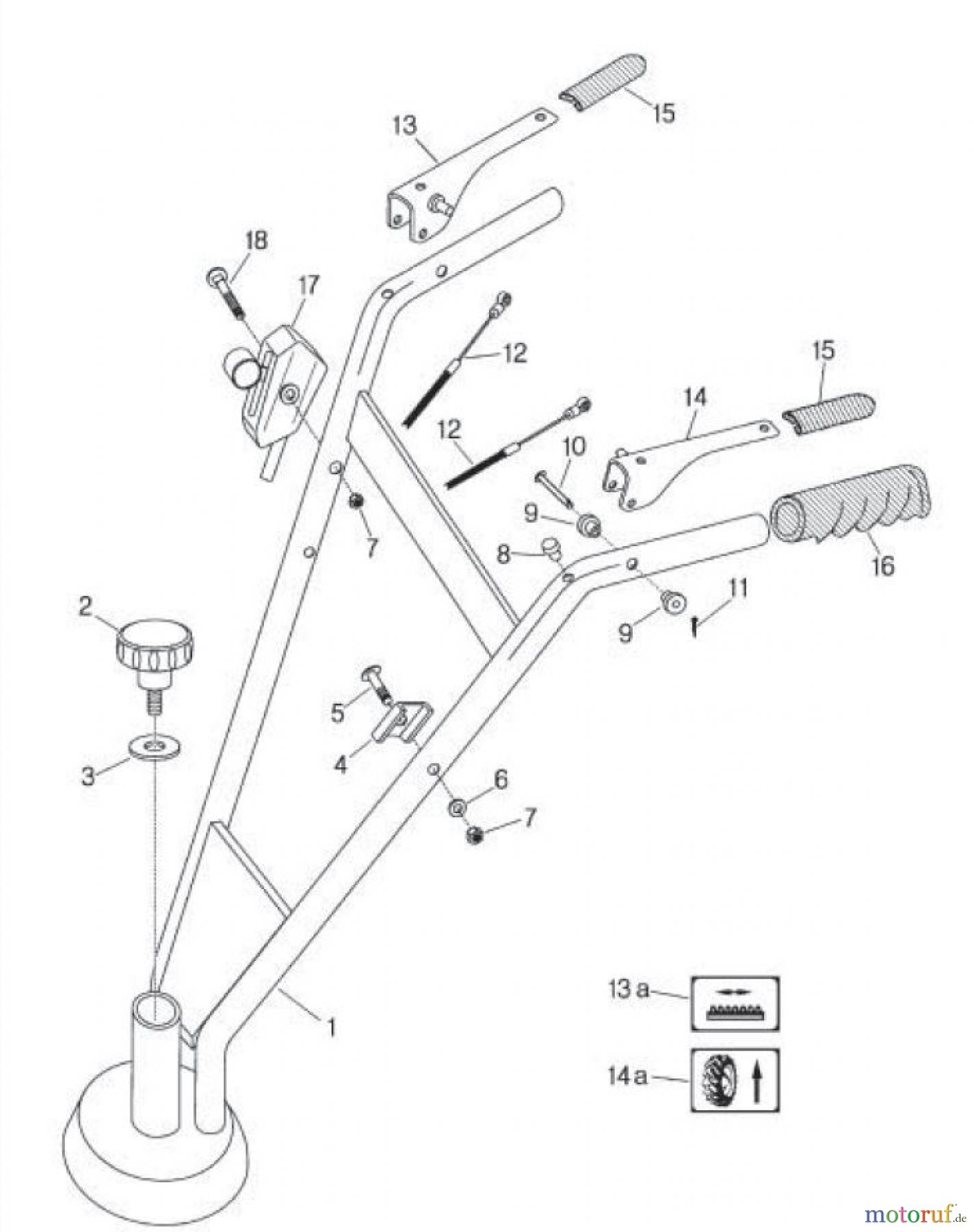 Tielbürger Wiesenmäher t25 Lenker