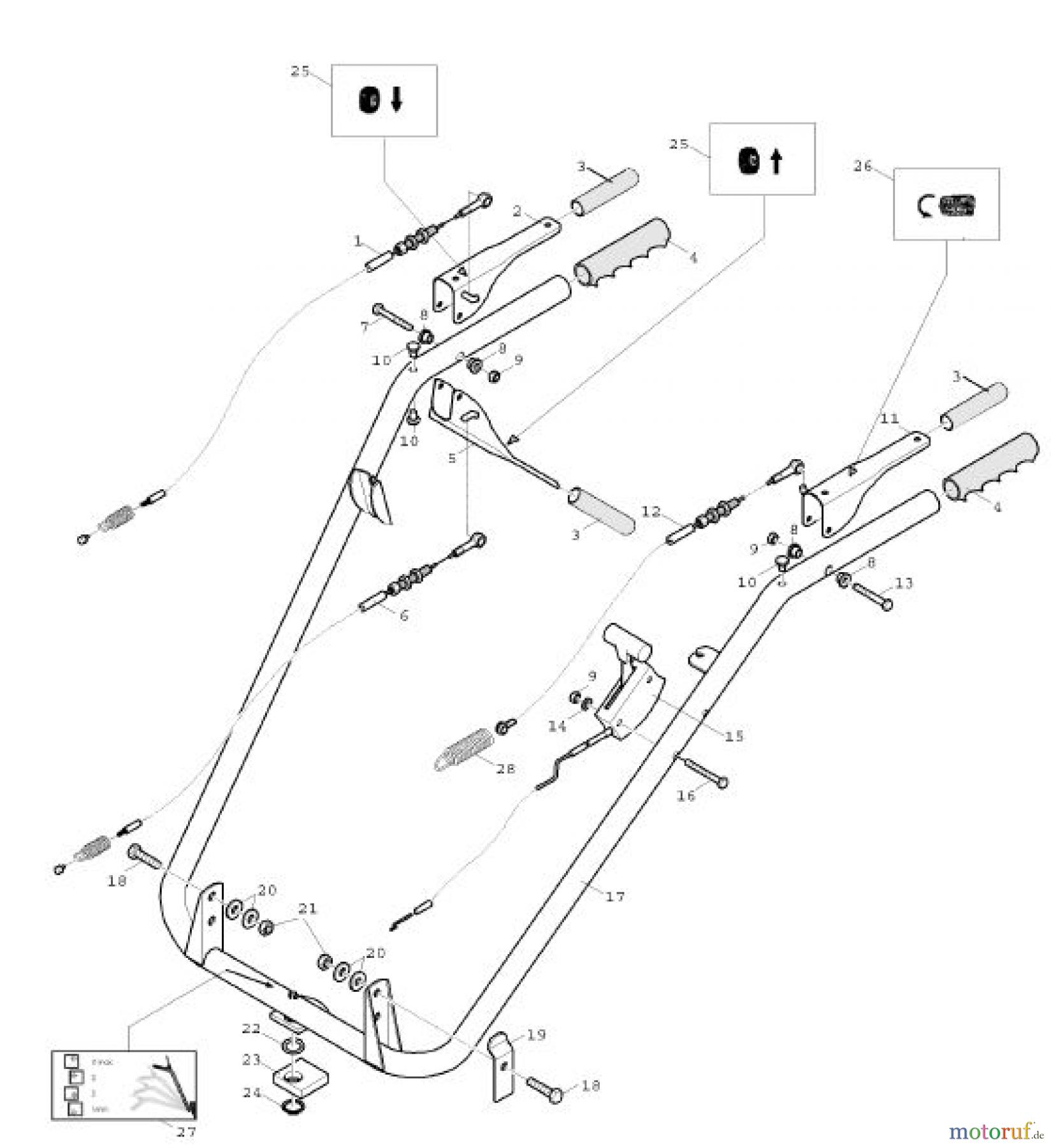 Tielbürger Kehrmaschinen tk38 (Die Ersatzteilliste ist nur als PDF verfügbar. Bitte senden Sie uns eine E-Mail an info@motoruf.de) Seite 8
