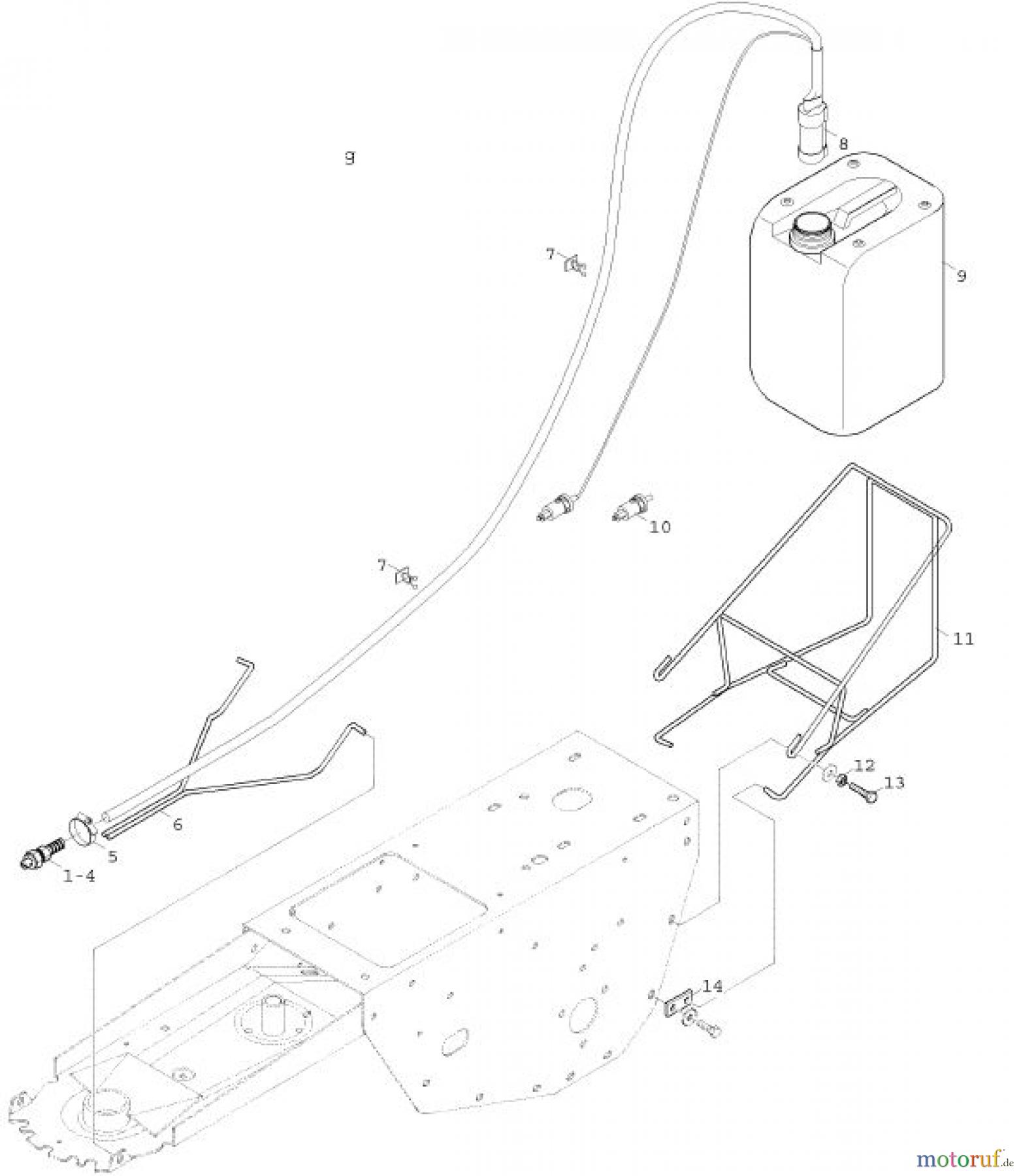 Tielbürger Kehrmaschinen tk38 (Die Ersatzteilliste ist nur als PDF verfügbar. Bitte senden Sie uns eine E-Mail an info@motoruf.de) Seite 10