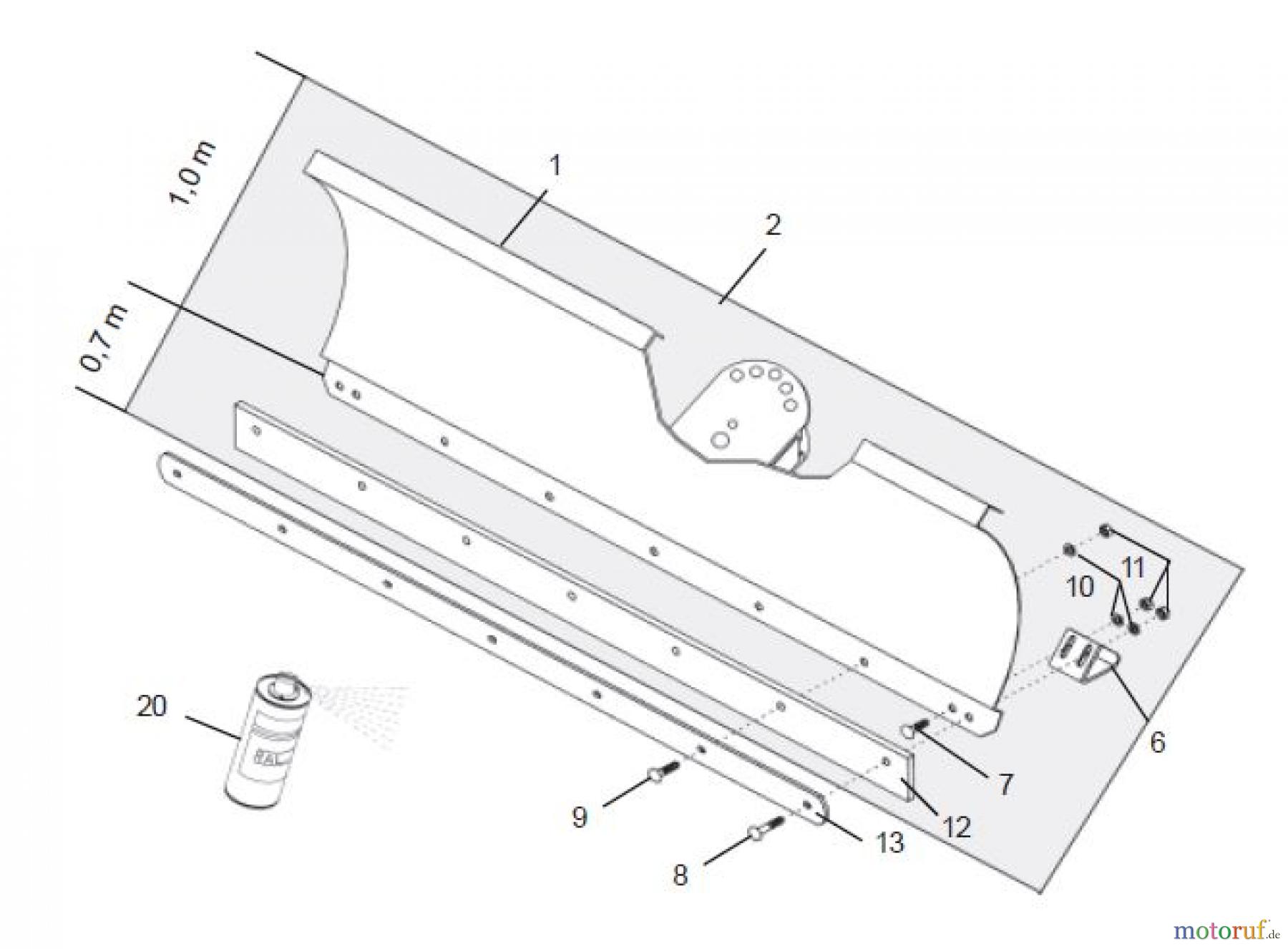 Tielbürger Räumschilder AE-007-001TS