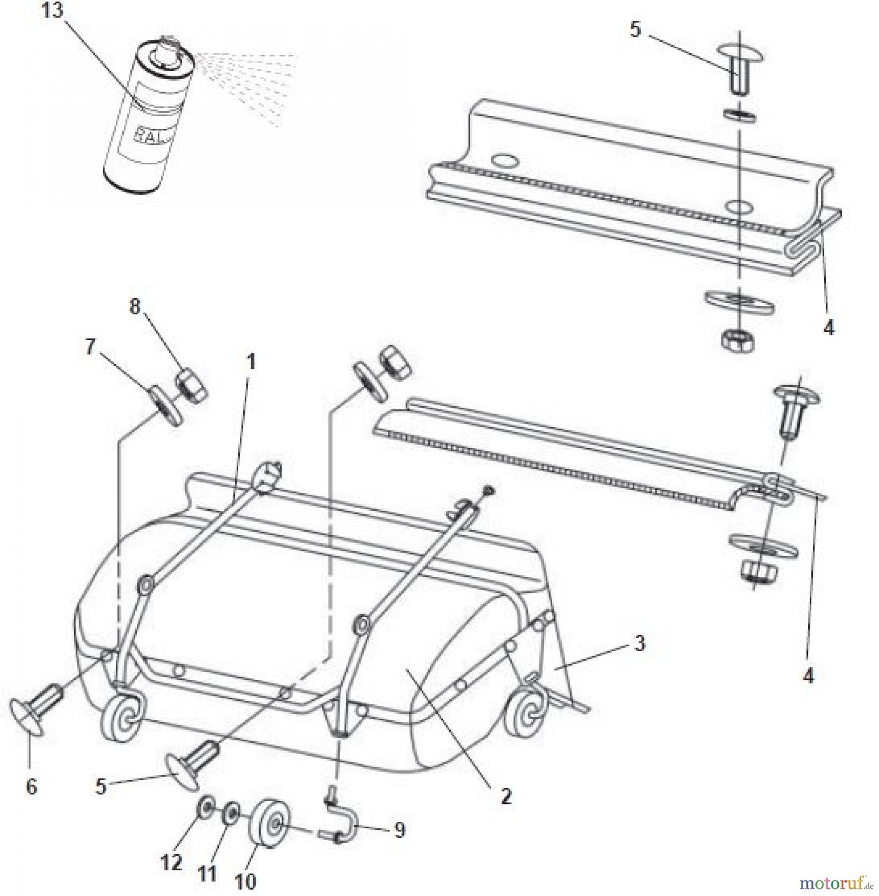Tielbürger Rasentraktor Zubehör tk522 AN-518-001 Seite 5