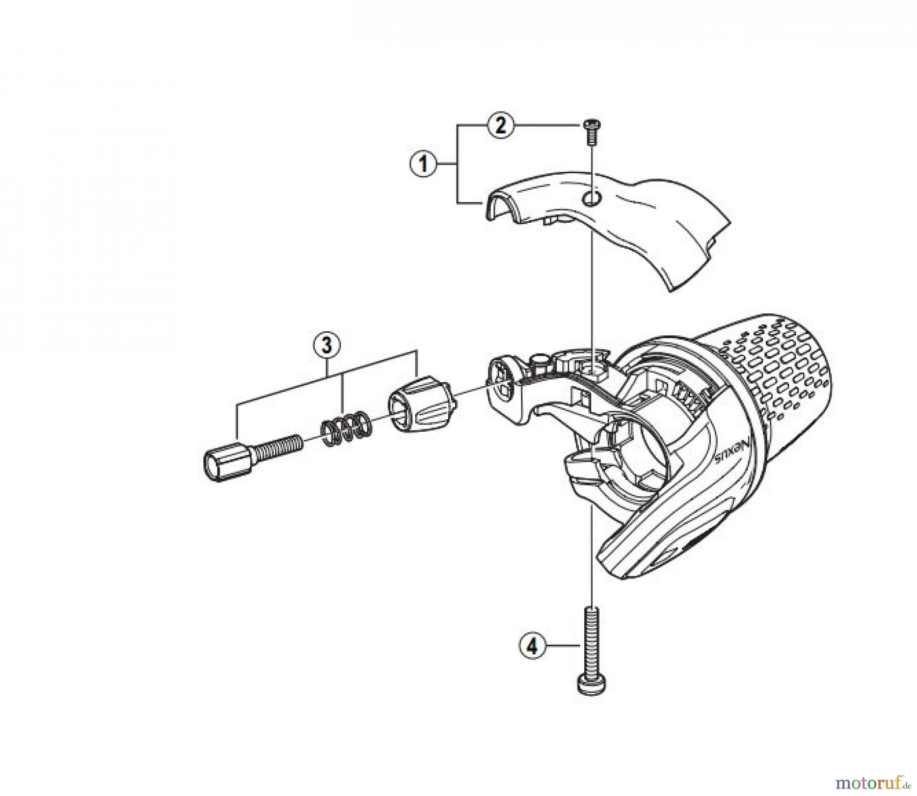 Shimano SL Shift Lever - Schalthebel SL-8S20 SHIMANO NEXUS Revo-Shift Schaltgriff