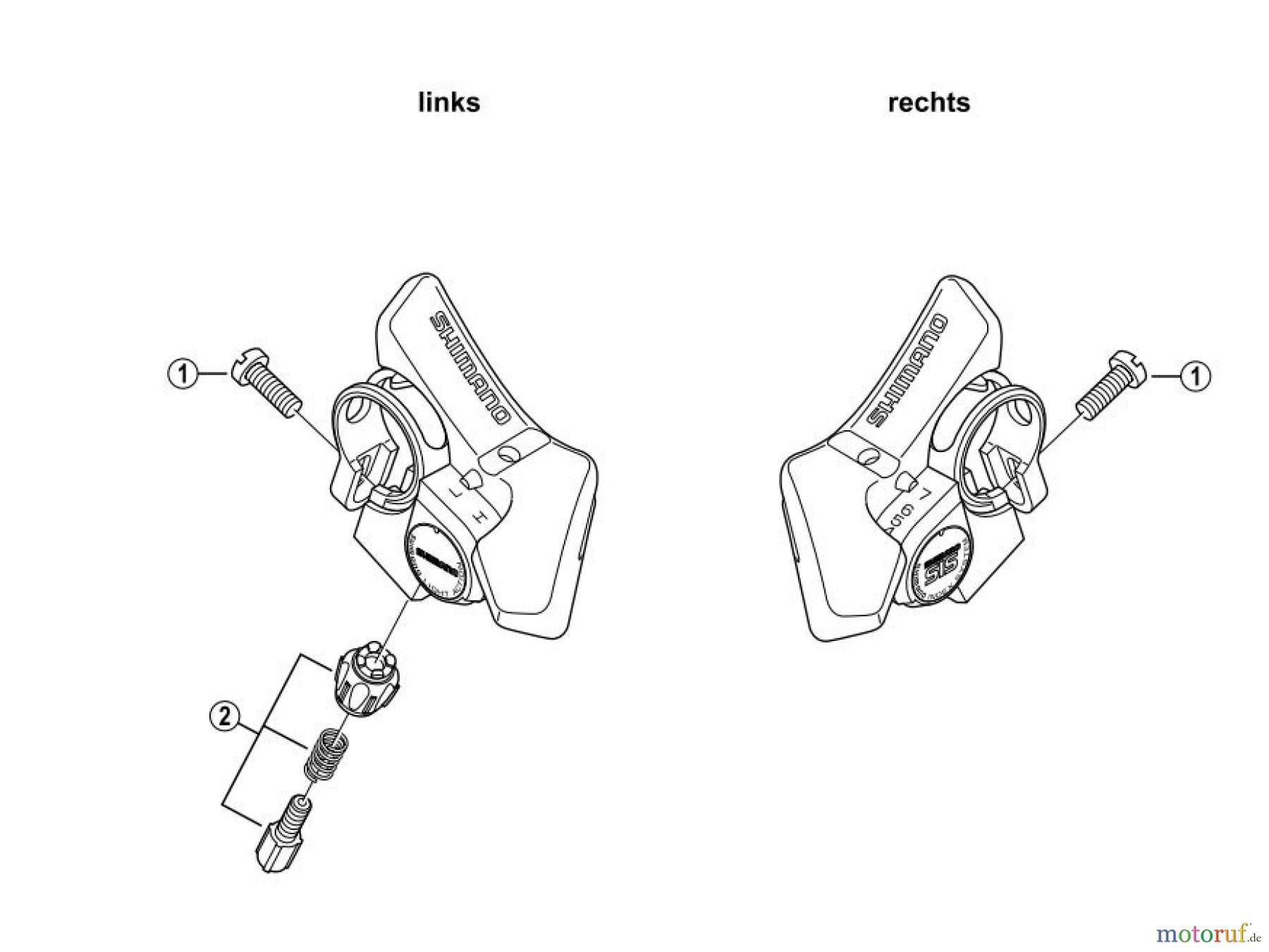 Shimano SL Shift Lever - Schalthebel SL-A050