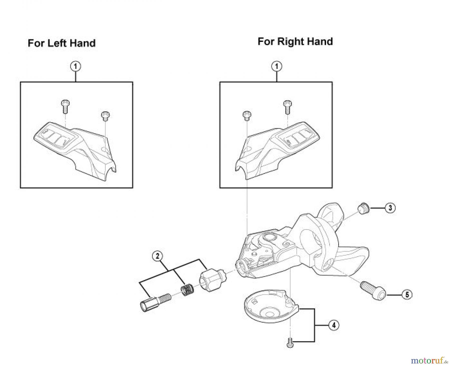Shimano SL Shift Lever - Schalthebel SL-M430 ALIVIO Mega-9 Rapidfire Lever