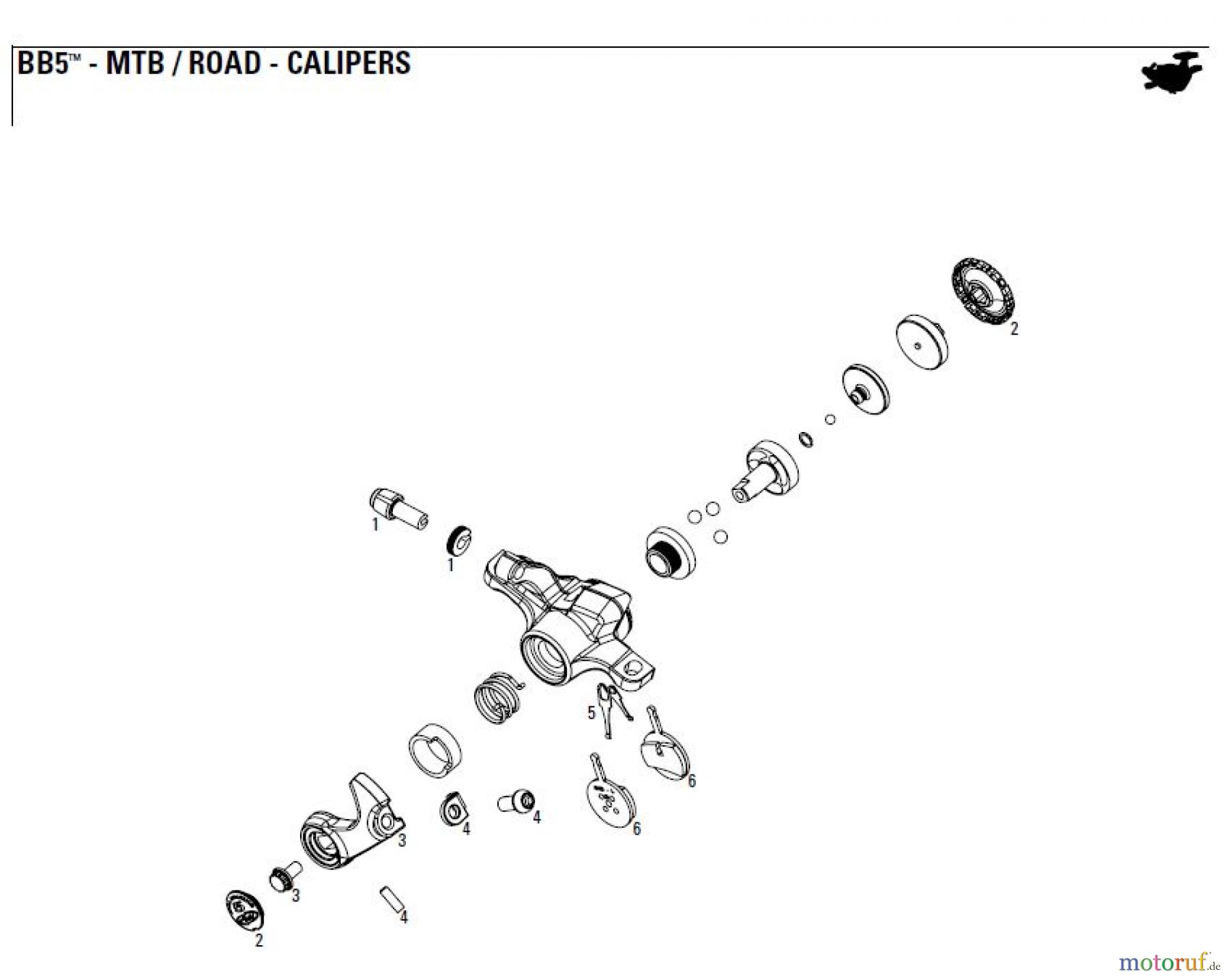 Sram avid CABLE DISC BRAKE - CALIPERS BB5™ - MTB / ROAD - CALIPERS