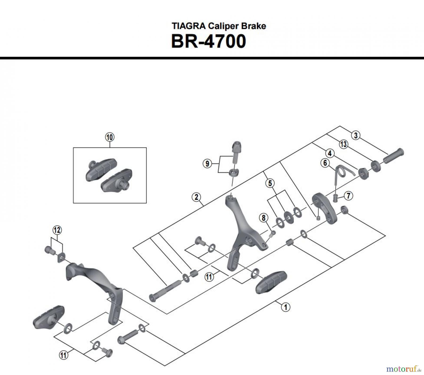 Shimano BR Brake - Bremse BR-4700 -3865A