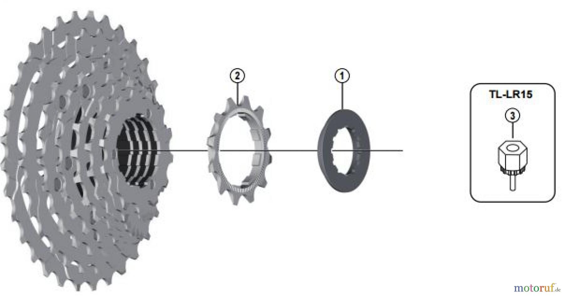 Shimano CS Cassette / Zahnkranz CS-HG200-8 br-Group Cassette Sprocket (8-Speed)