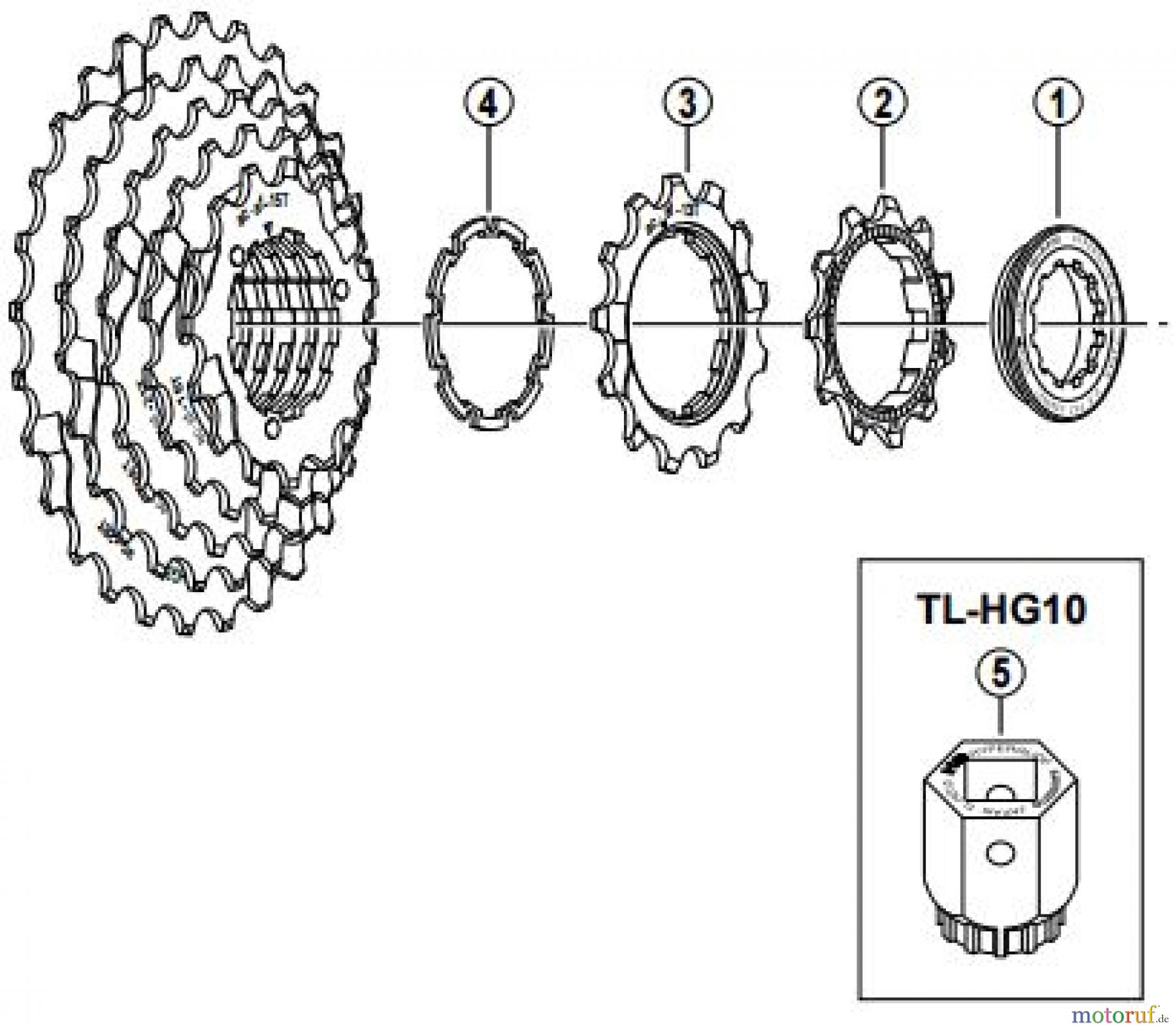Shimano CS Cassette / Zahnkranz CS-HG30-I Cassette Sprocket 7-Speed / ac-Group