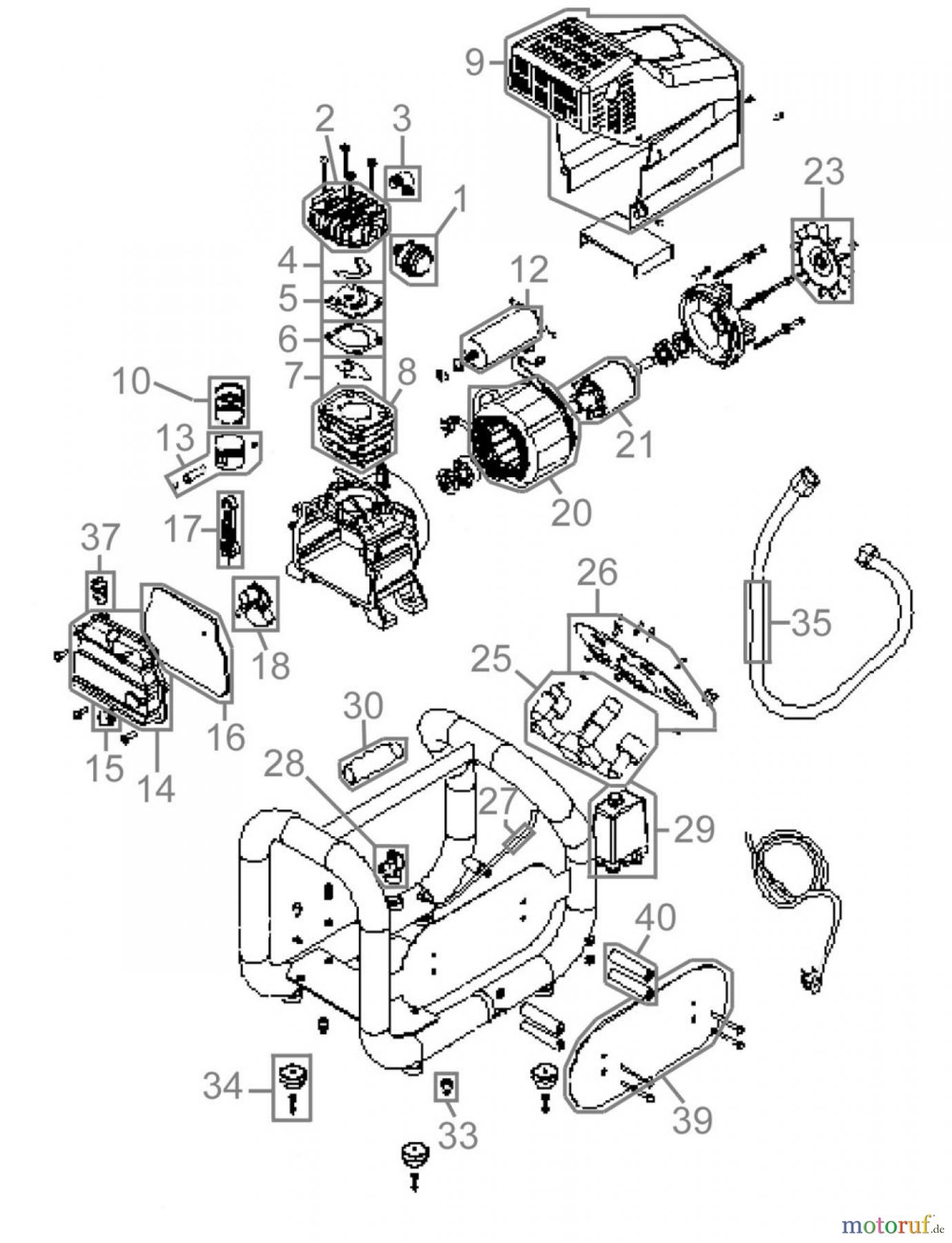  Güde Drucklufttechnik Kompressoren Ölfrei bis 50l Kessel MONTAGEKOMPRESSOR MK 230/08/5 - 50017 FSL50017-01
