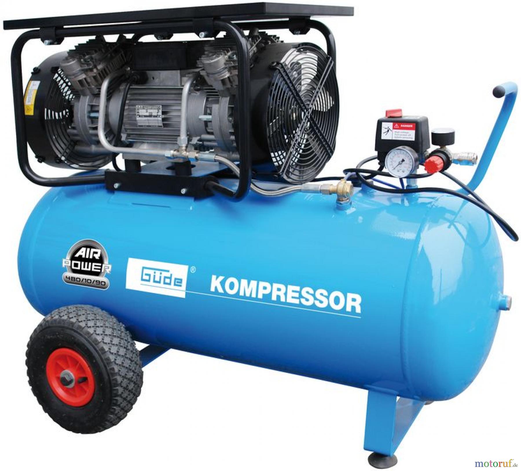  Güde Drucklufttechnik Kompressoren Ölfrei ab 51l Kessel KOMPRESSOR AIRPOWER 480/10/90 - 50092