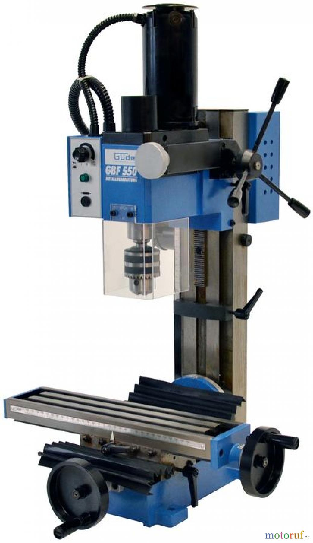  Güde Metallbearbeitung Dreh- und Fräsmaschinen Fräsmaschinen MINI BOHR- & FRÄSMASCHINE GBF 550 - 48140