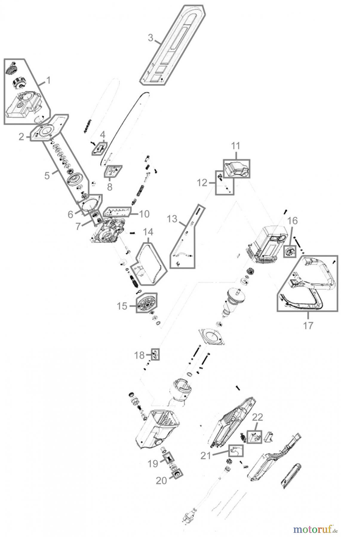 Güde Brennholzbearbeitung Kettensägen Elektro Kettensägen ELEKTRO-KETTENSÄGE KS 400 E - 94095 FSL94095-01