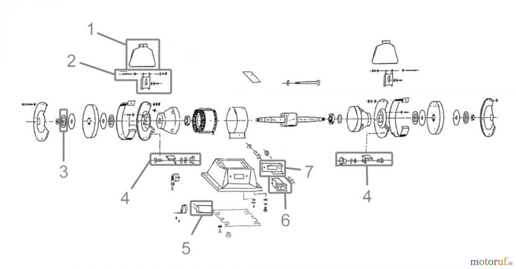 Güde Metallbearbeitung Schleifmaschinen Doppelschleifer DOPPELSCHLEIFER GDS 125 - 55114 FSL55114-02