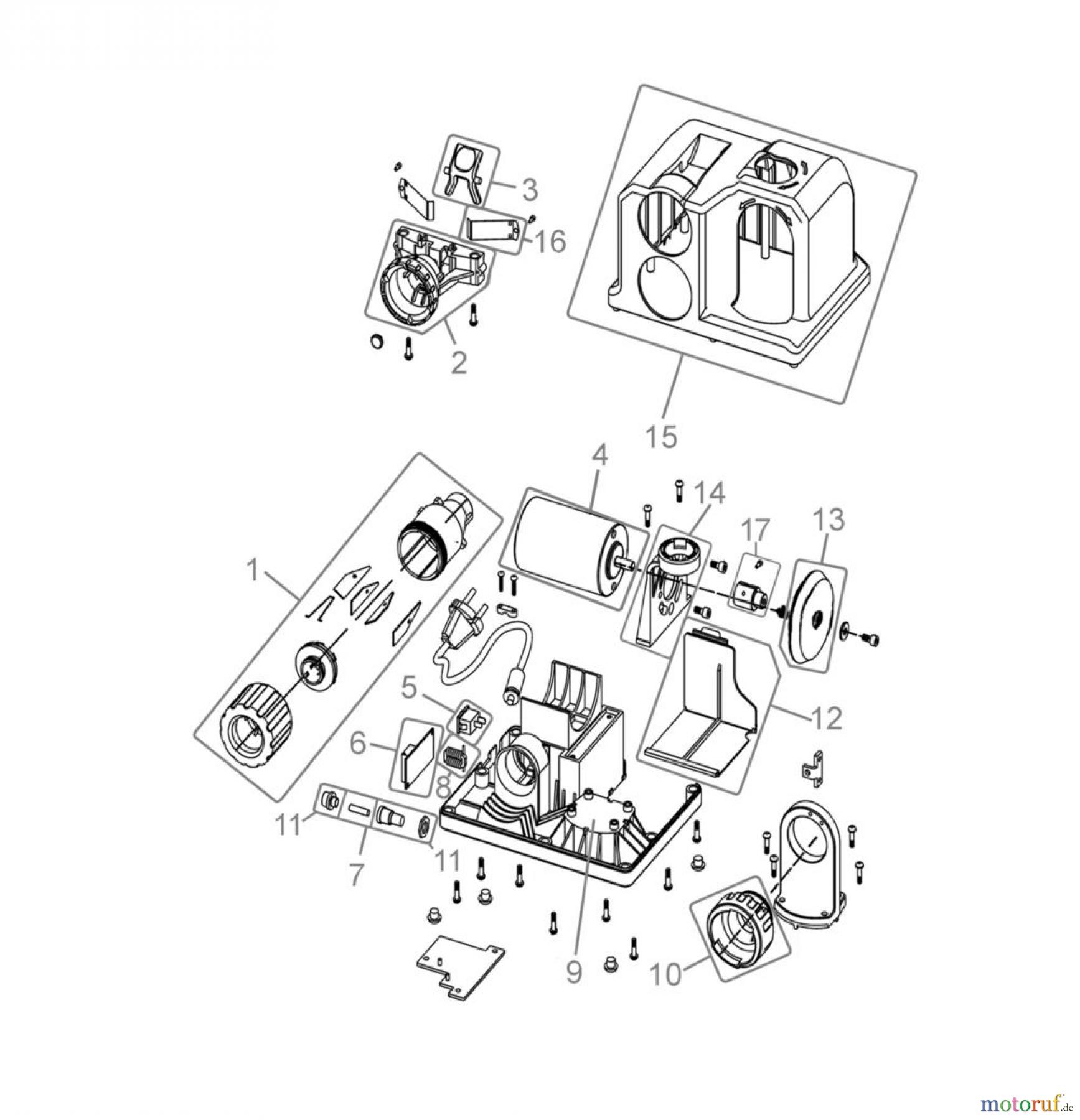  Güde Metallbearbeitung Schleifmaschinen Schärfgeräte BOHRERSCHÄRFGERÄT GBS 80 - 94066 FSL94066-01