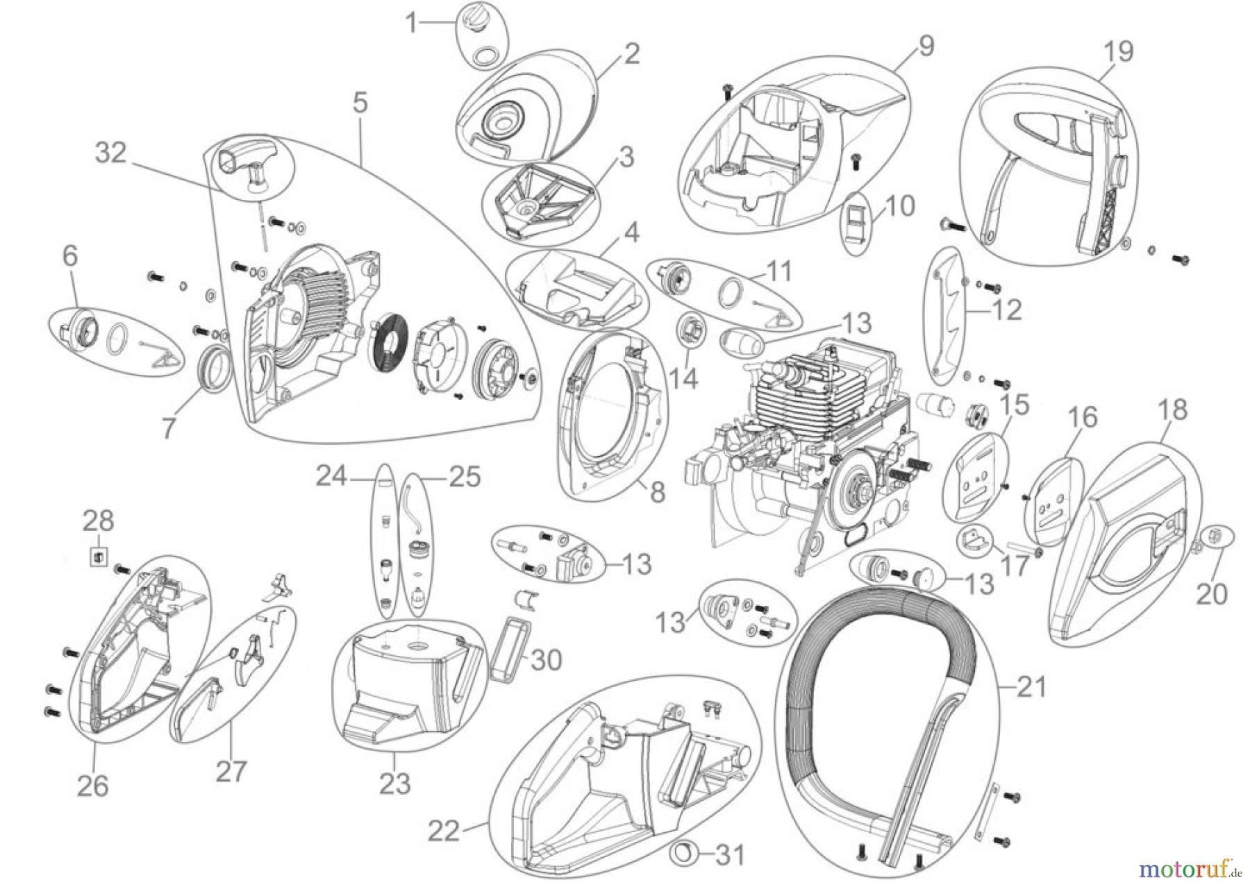 Güde Brennholzbearbeitung Kettensägen Benzin Kettensägen MOTORKETTENSÄGE KS 500 B - 94104 FSL94104-01 Seite 1