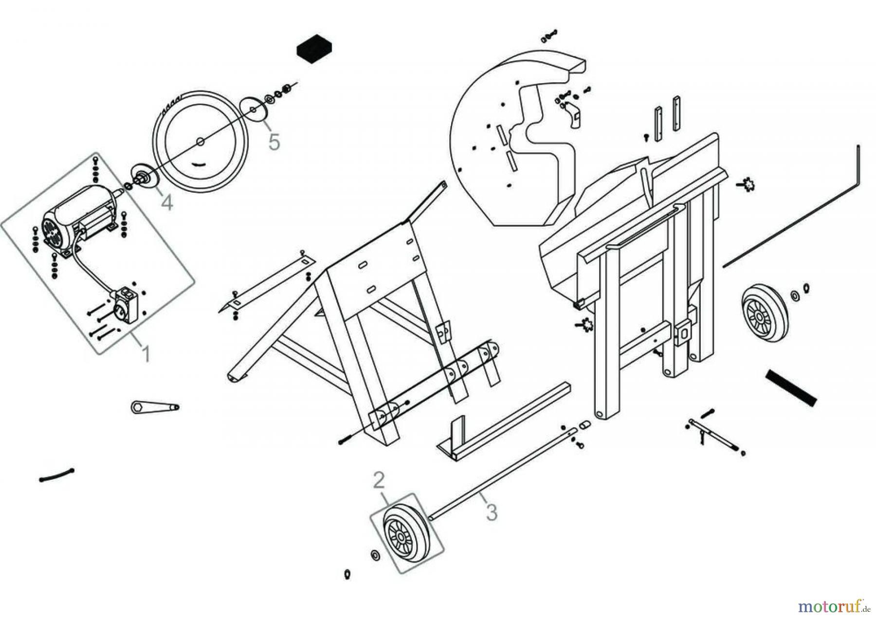 Güde Brennholzbearbeitung Brennholzsägen bis 500 mm Ø-Sägeblatt WIPPSÄGE GWS 450 ECO - 01837 FSL01837-02