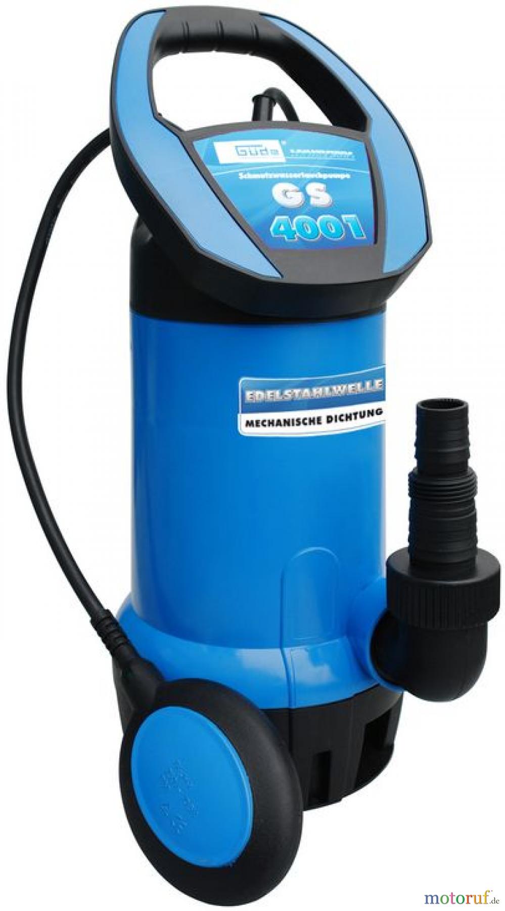 Güde Pumpentechnik Tauchpumpen Schmutzwasserpumpen