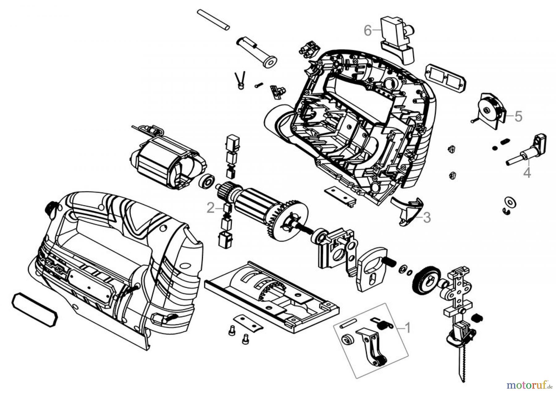 Güde Elektrowerkzeuge E-Werkzeuge Stichsägen STICHSÄGE STS 650 E - 58125 FSL58125-01