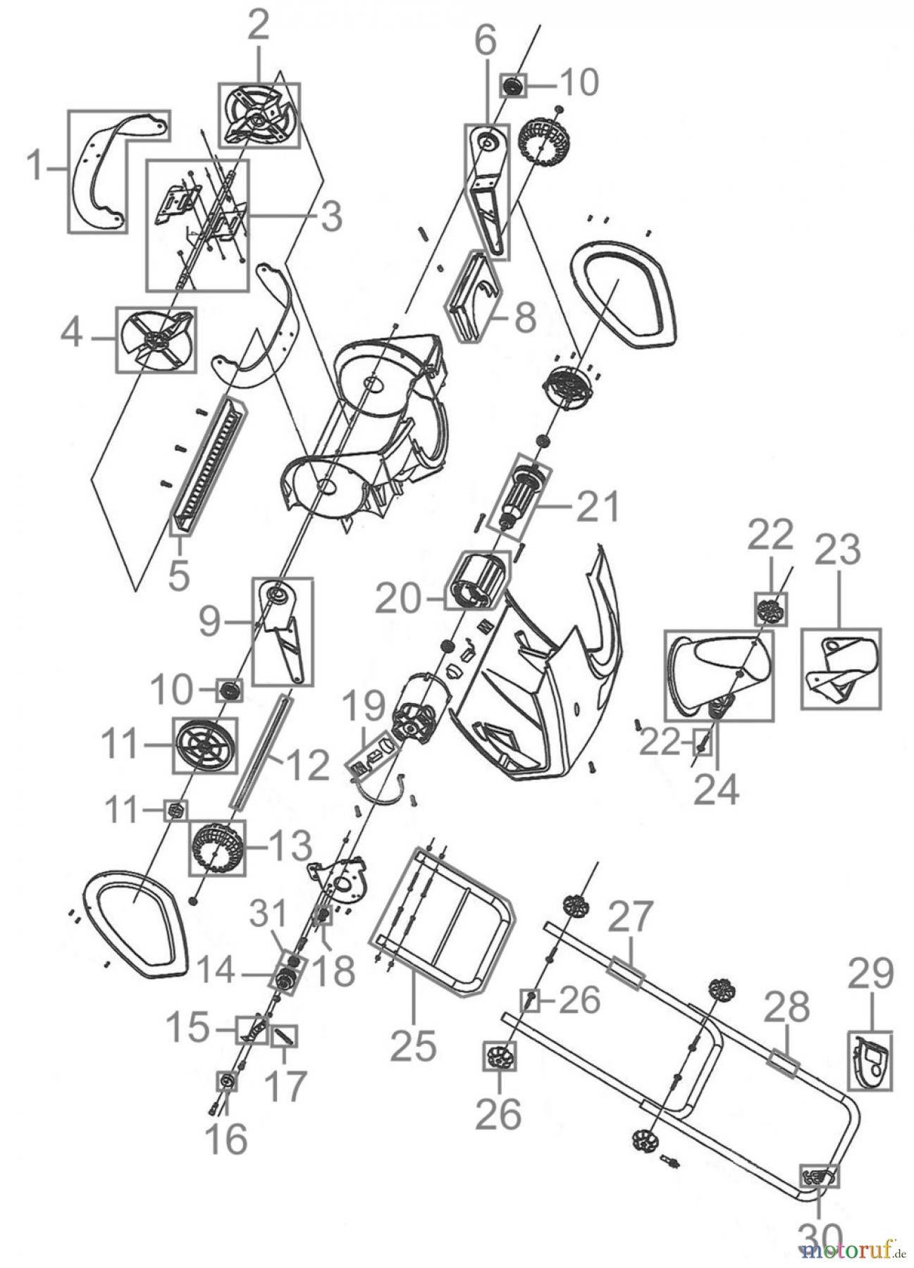 Güde Reinigungsgeräte Schneefräsen Elektro-Schneefräse ELEKTRO-SCHNEEFRÄSE GESF 1800 - 94571 FSL94571-01