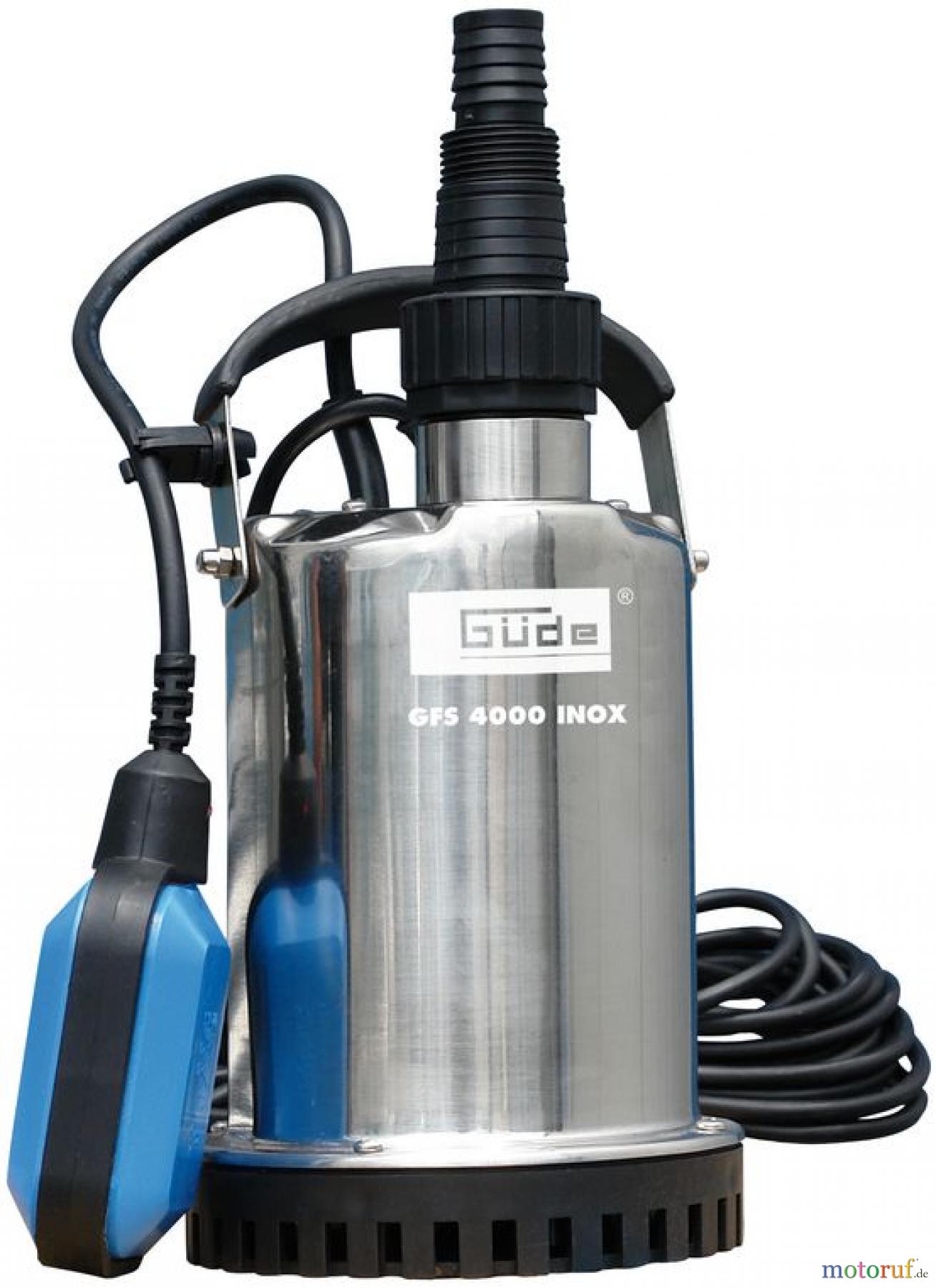 Güde Pumpentechnik Tauchpumpen Flachsaugpumpen FLACHSAUGERPUMPE GFS 4000 INOX - 94606
