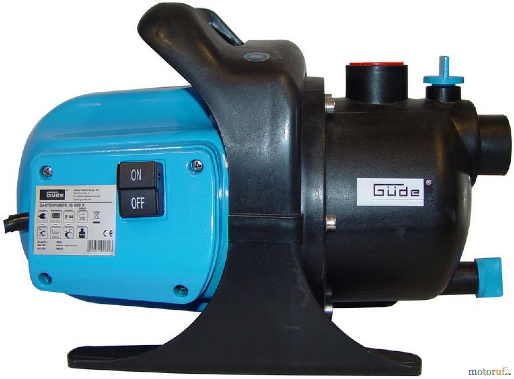 Güde Pumpentechnik Gartenpumpen GARTENPUMPE JG 800 K - 94655