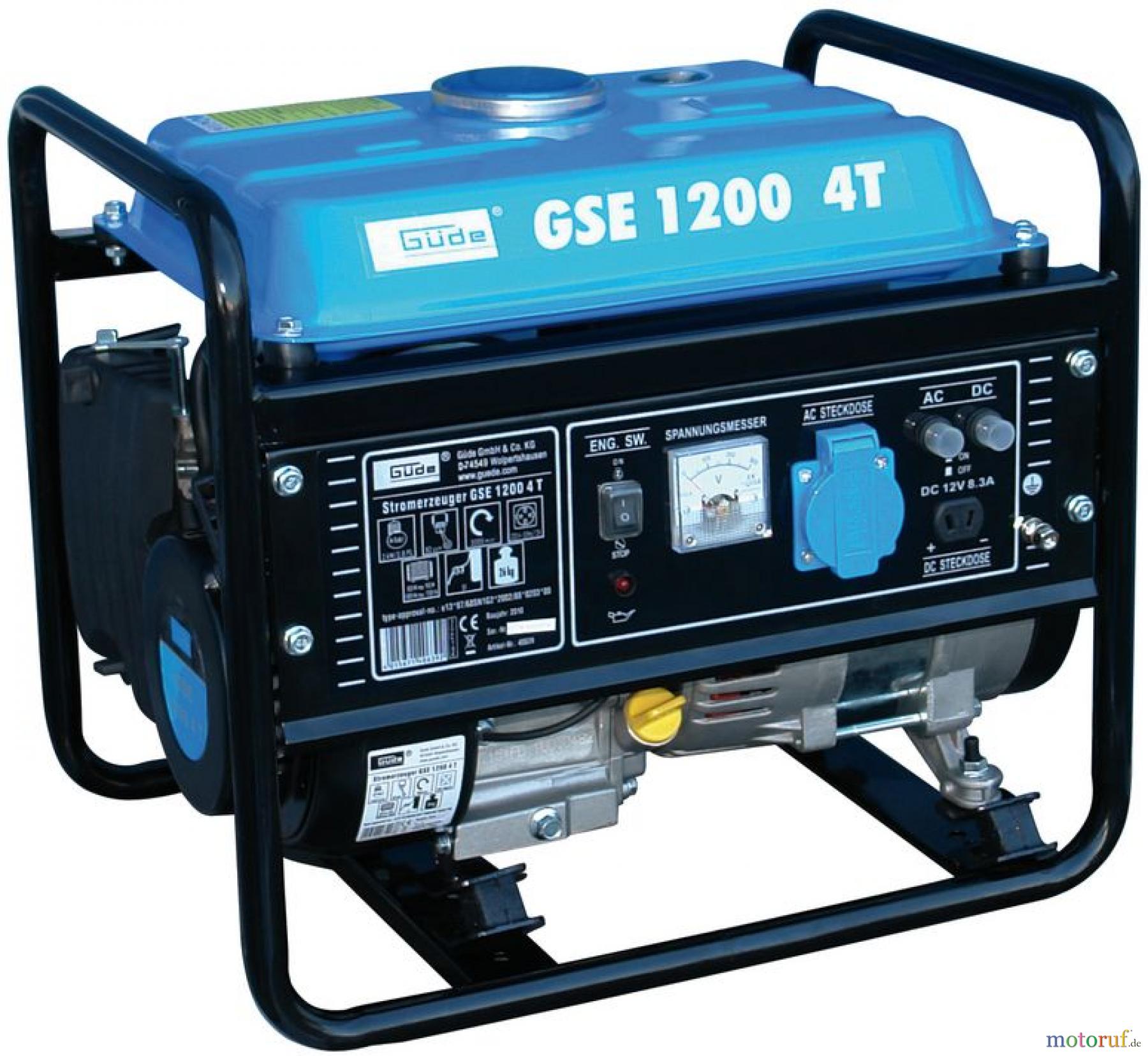 Güde Stromerzeuger Benzin-Stromerzeuger STROMERZEUGER GSE 1200 4T - 40639
