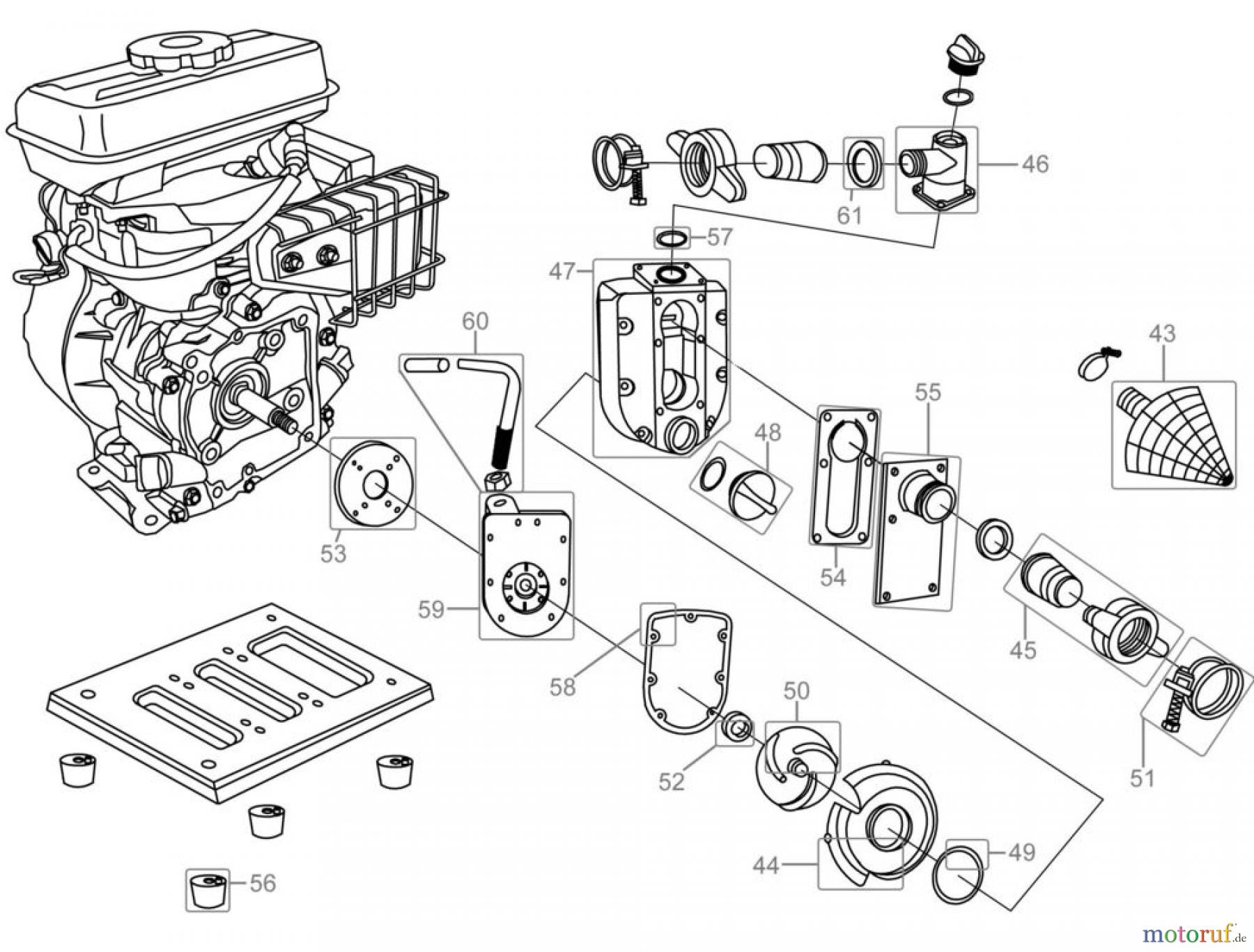 MR Gardener (Güde) BENZINMOTORPUMPE BMP 8000 - 05009_EM FSL05009-04 Seite 2